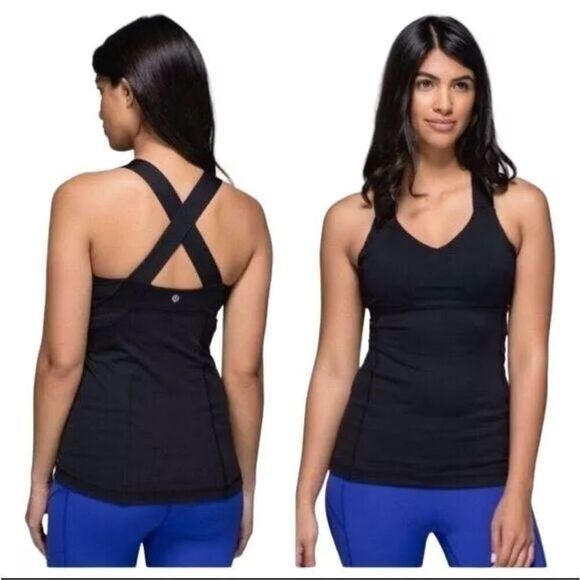 Lululemon Black Push Your Limits Tank 6 - Picture 1 of 6